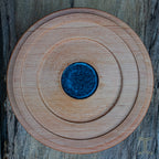"West Bay Driftwood" Hand Turned Western Washington Fir Fragment in Epoxy Vase on Canadian Fir