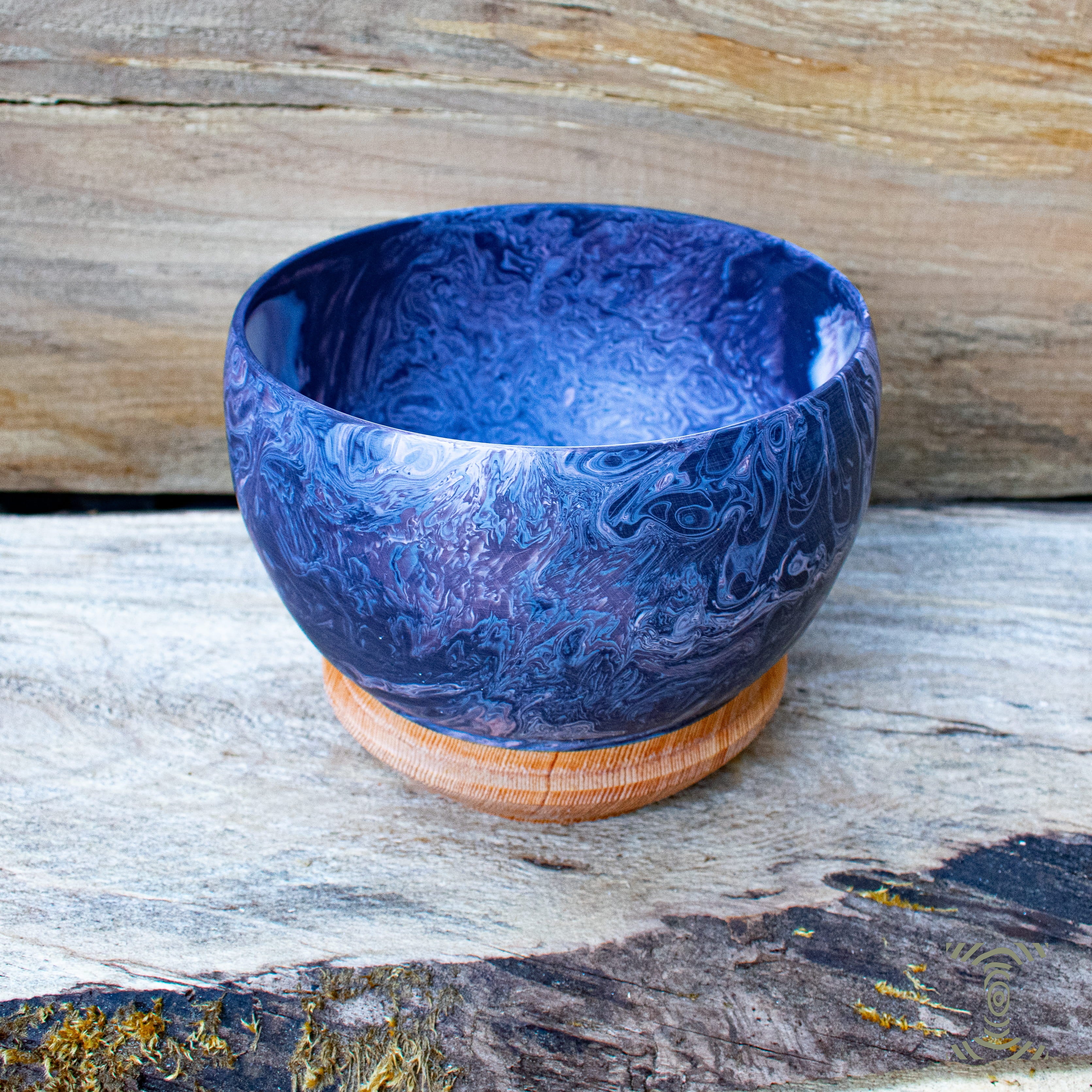 "Deep Turn" Hand Turned Bowling Ball Bowl on Canadian Fir