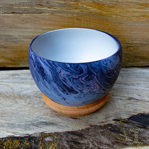 "Deep Turn" Hand Turned Bowling Ball Bowl on Canadian Fir