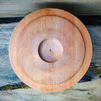 "Oil Pattern" Hand Turned Bowling Ball Bowl on Canadian Fir